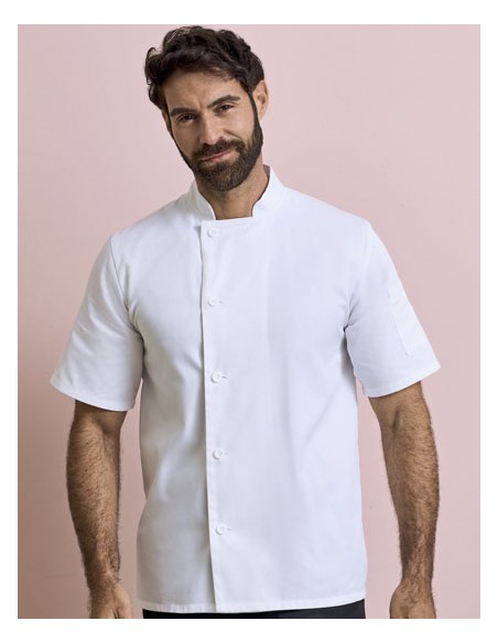 PRE-PR900-Essential Short Sleeve Chefs Jacket 2